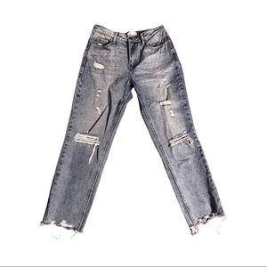 Medium Wash Boyfriend Jeans
